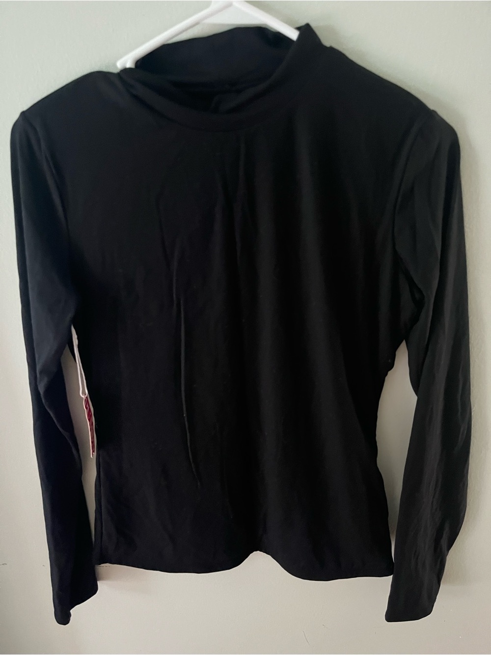 Women’s Black Long Sleeve Turtleneck Tee